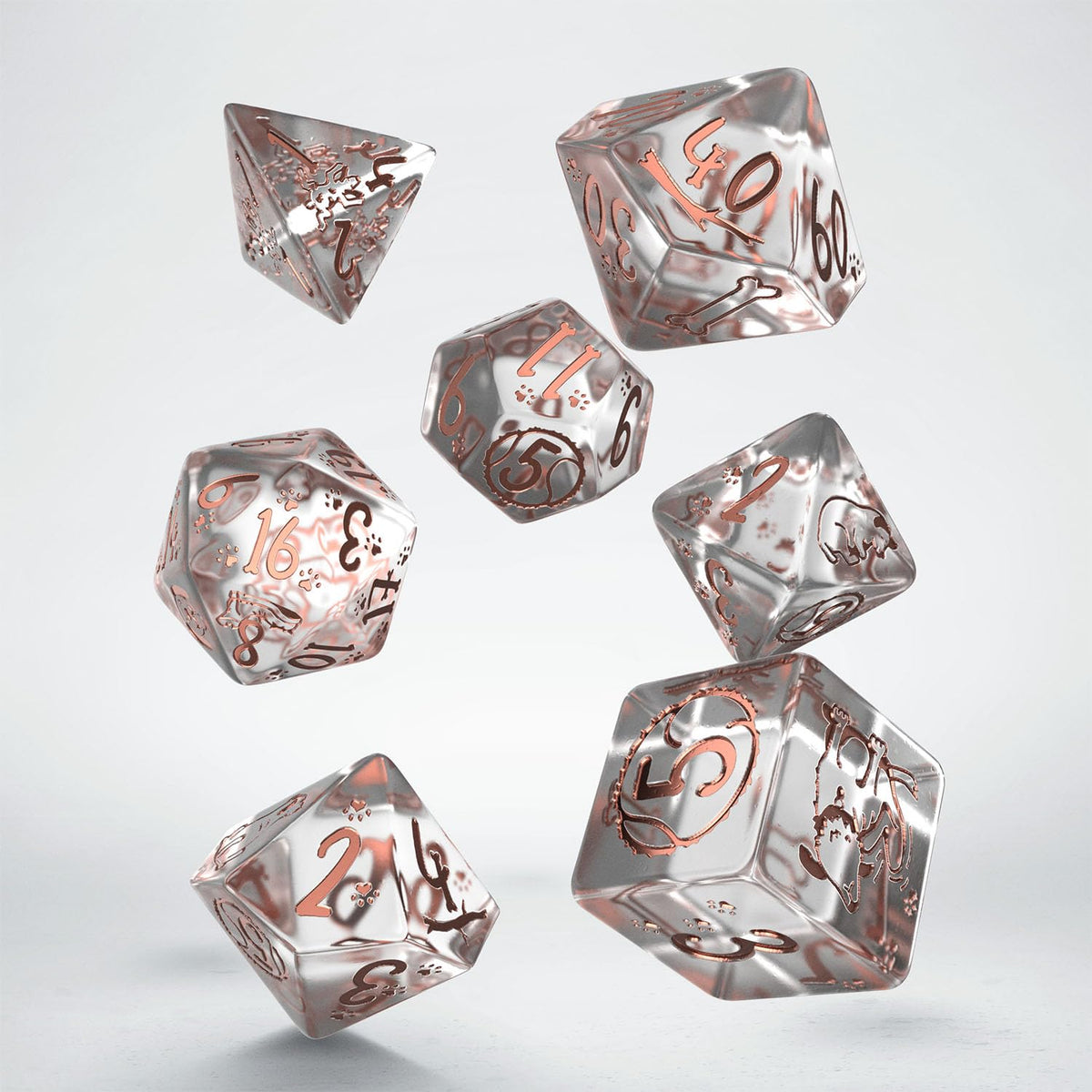 Dogs Dice Set Bubbles Gaming Accessory by Q Workshop 2