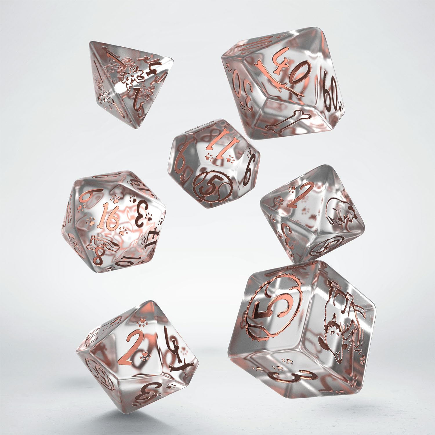 Dogs Dice Set Bubbles Gaming Accessory by Q Workshop 2