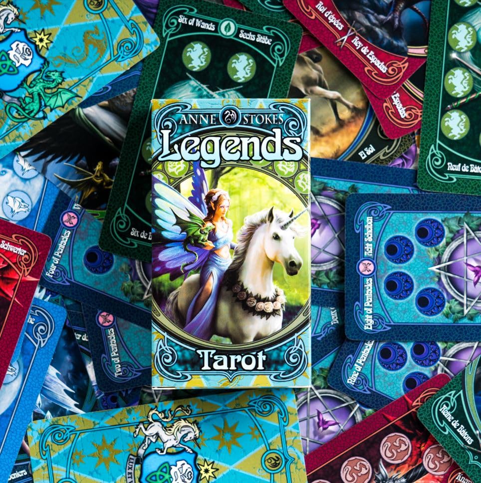 Legends Gothic Fantasy Tarot Cards by Anne Stokes 4