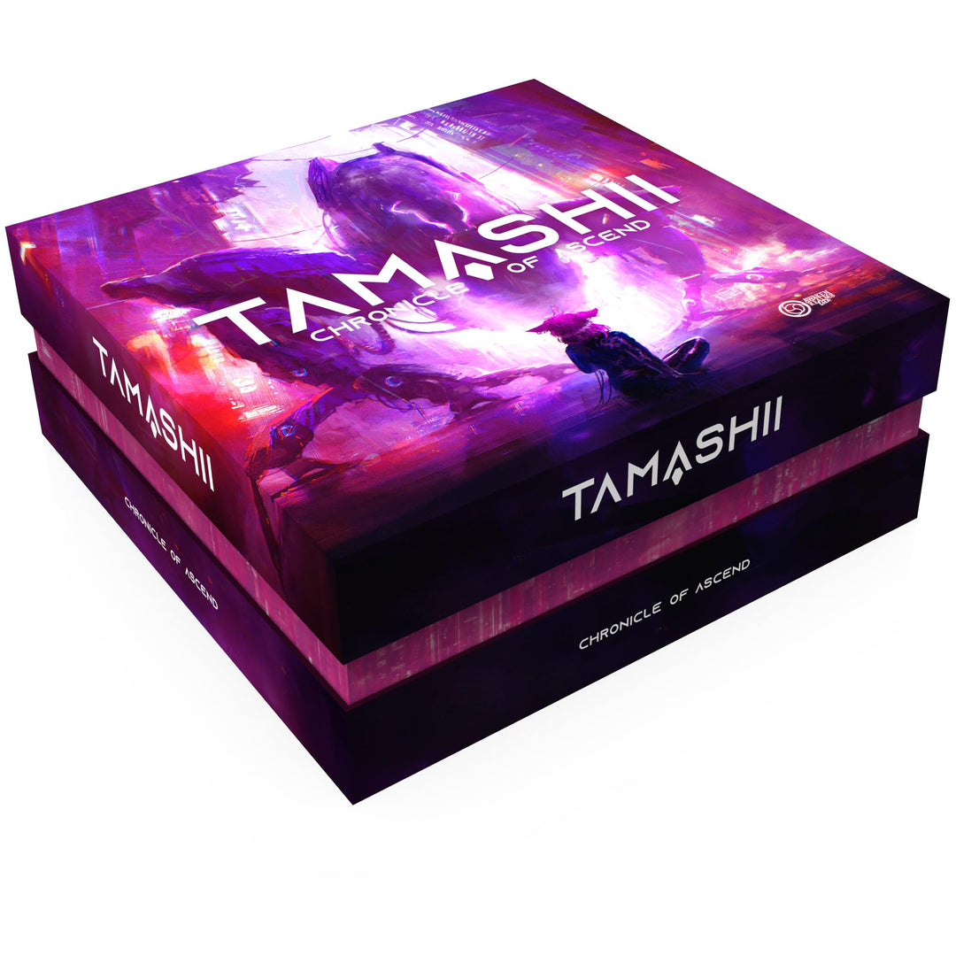 Awaken Realms Tamashii: Chronicle of Ascend - Embark on an Epic Journey in a Mythical Adventure! Sci-Fi Strategy Game, Ages 14+, 1-4 Players, 45-90 Min Playtime, Made