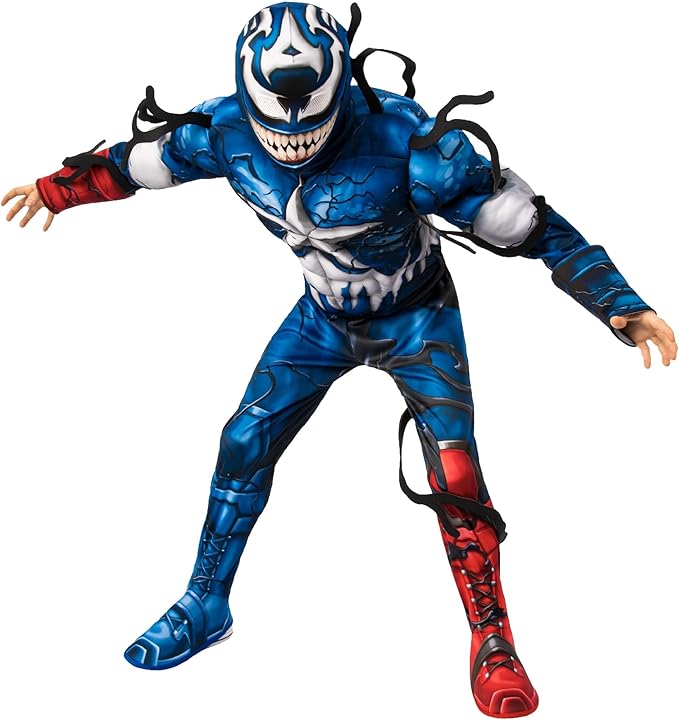 Venomized Captain America Kids Costume with Mask