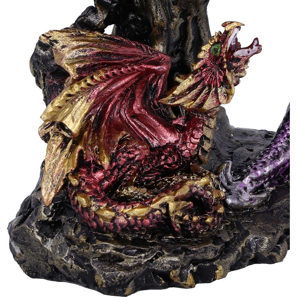 Hatchling Protection Dragon and Dragonling Parental Figurine 15.2cm