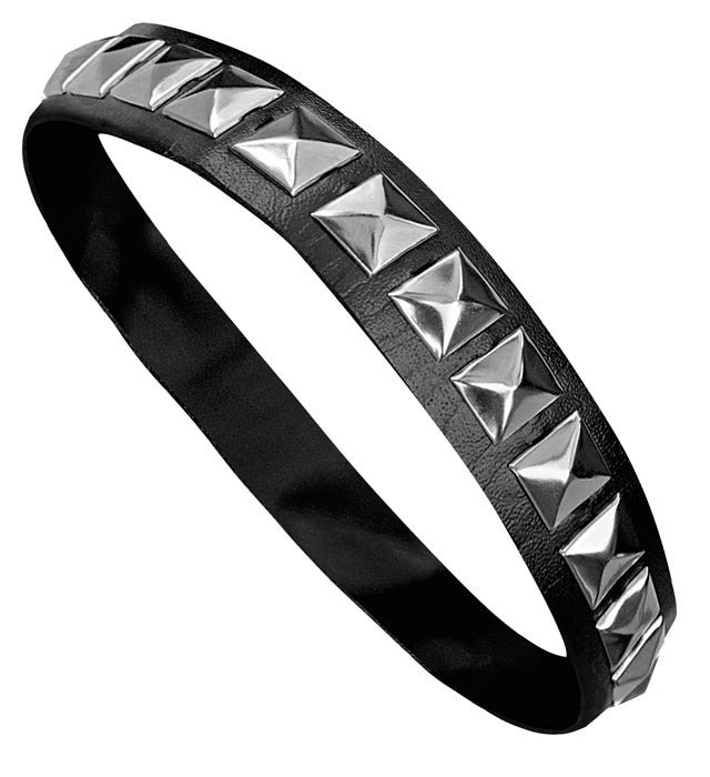 Studded Choker Leatherlook
