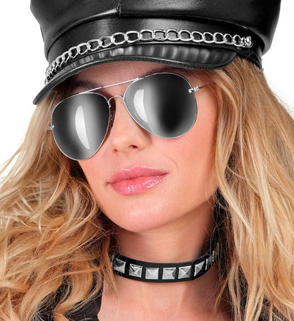 Studded Choker Leatherlook