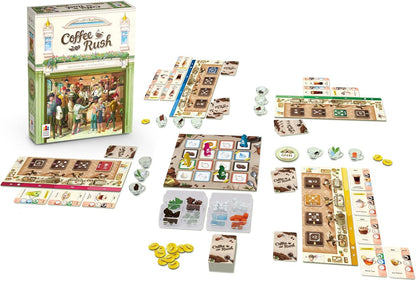 Coffee Rush Board Game by Korea Board
