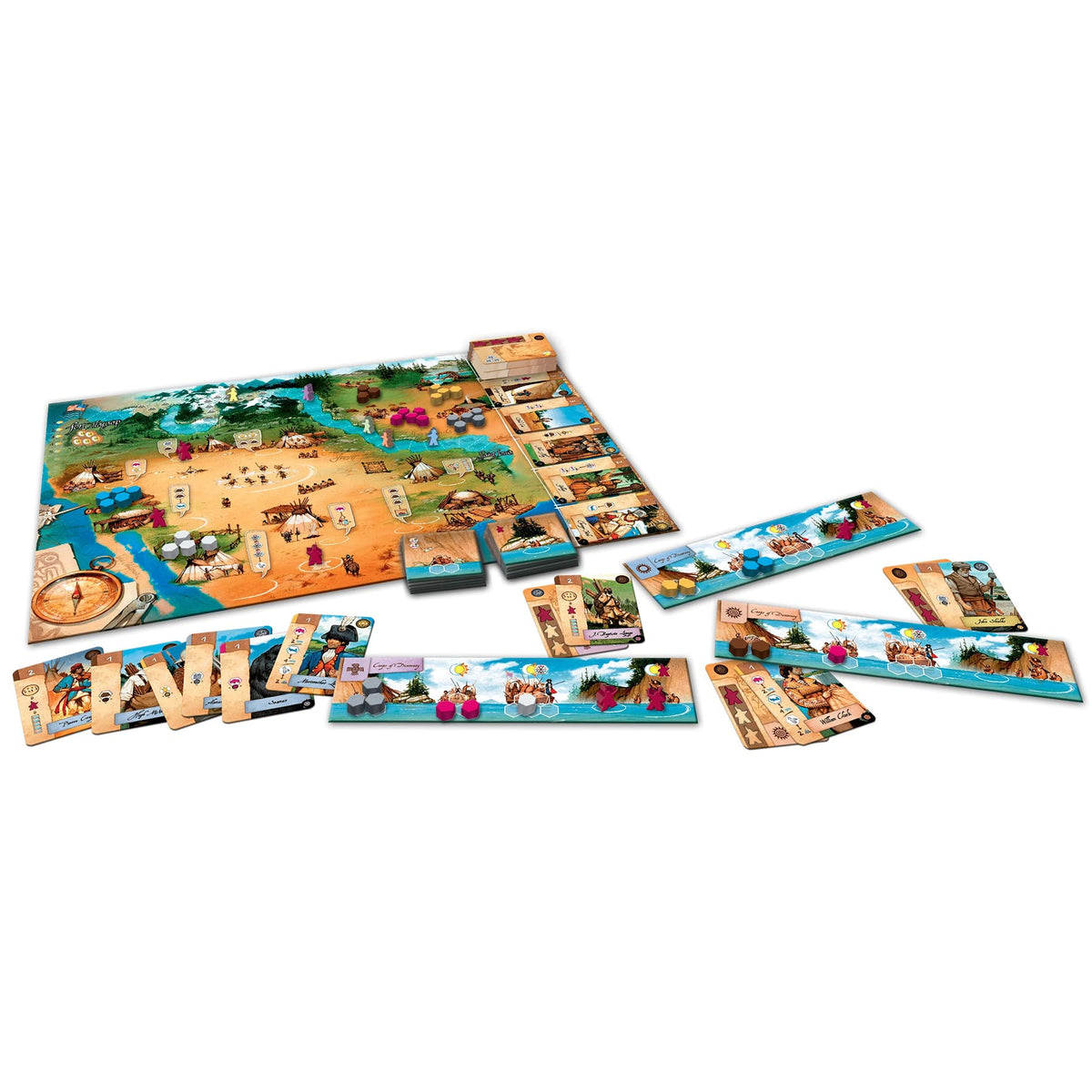 Ludonaute Lewis & Clark The Expedition Second Edition - Ludonaute Games, Strategy Board Game, Ages 14+, 1-5 Players, 120 Min 3