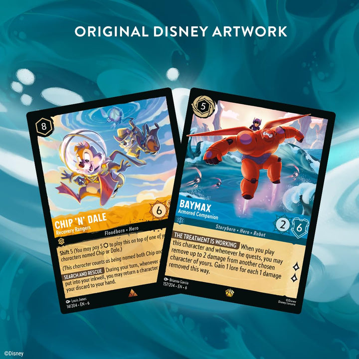 Ravensburger Disney Lorcana TCG: Azurite Sea Illumineer's Trove | Secure Card Storage | Includes Booster Packs & Comprehensive Guide | Original Disney Artwork | Ages 8+