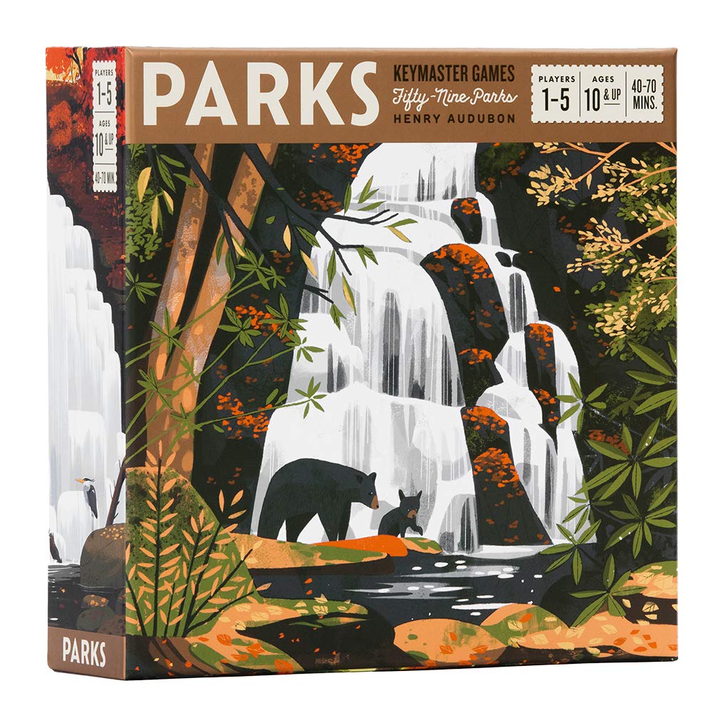 Keymaster Games Parks | Beautiful Strategy Game for Families, Adults, Kids or Solo | Explore Nature and The Outdoors by Hiking The US National Parks on Game Night | 1-5 Players | Ages 10+ 1