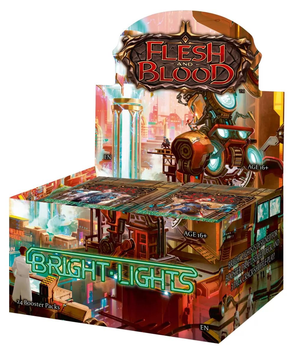 Legend Story Studios Flesh & Blood TCG Brights Lights Booster Box Display