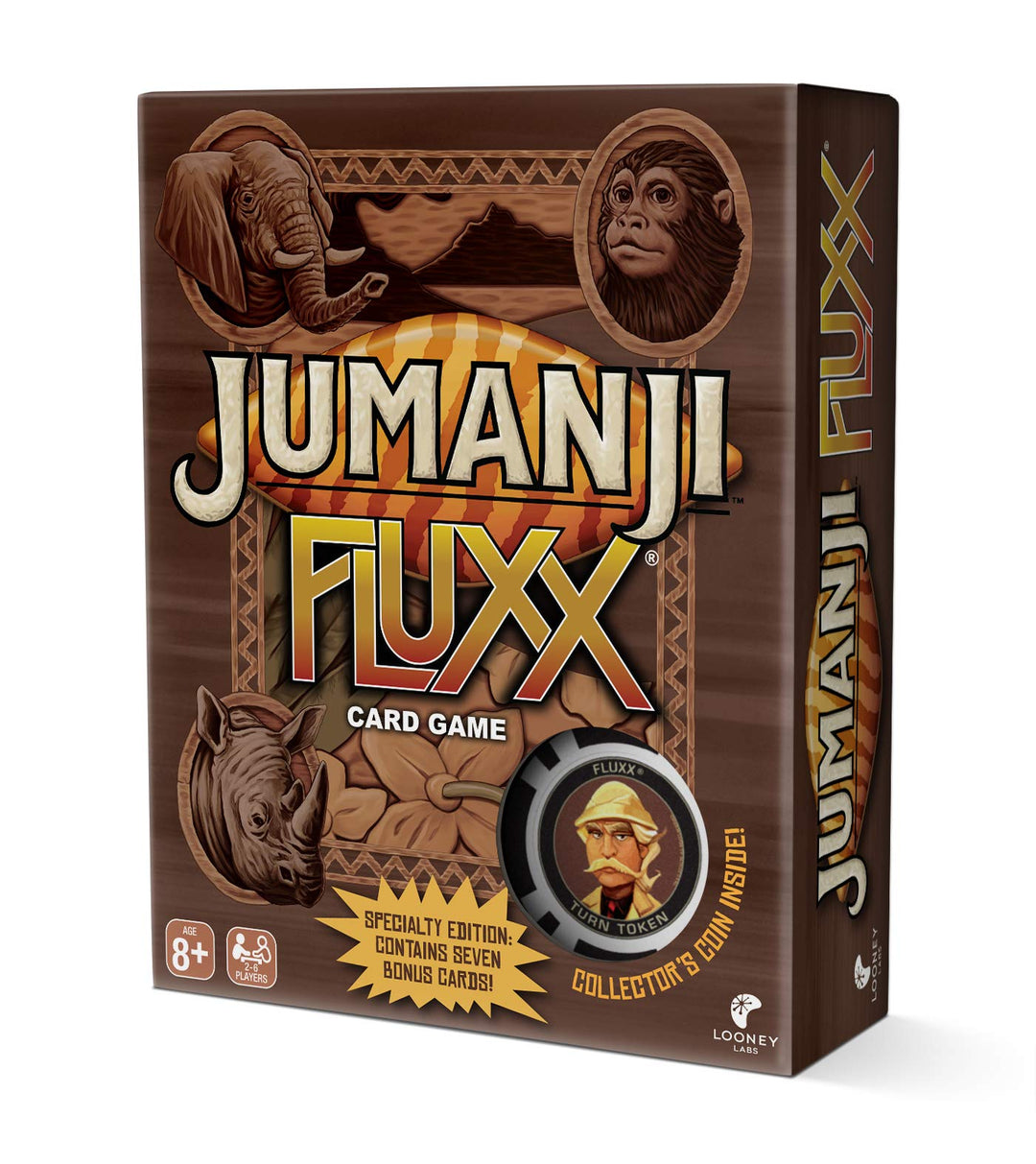 Looney Labs Jumanji Fluxx Card Game - Experience The Chaos of The Jumanji Jungle