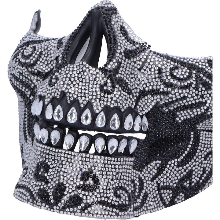 Jewelled Masquerade Silver 17.5cm Mask for Cosplay 6