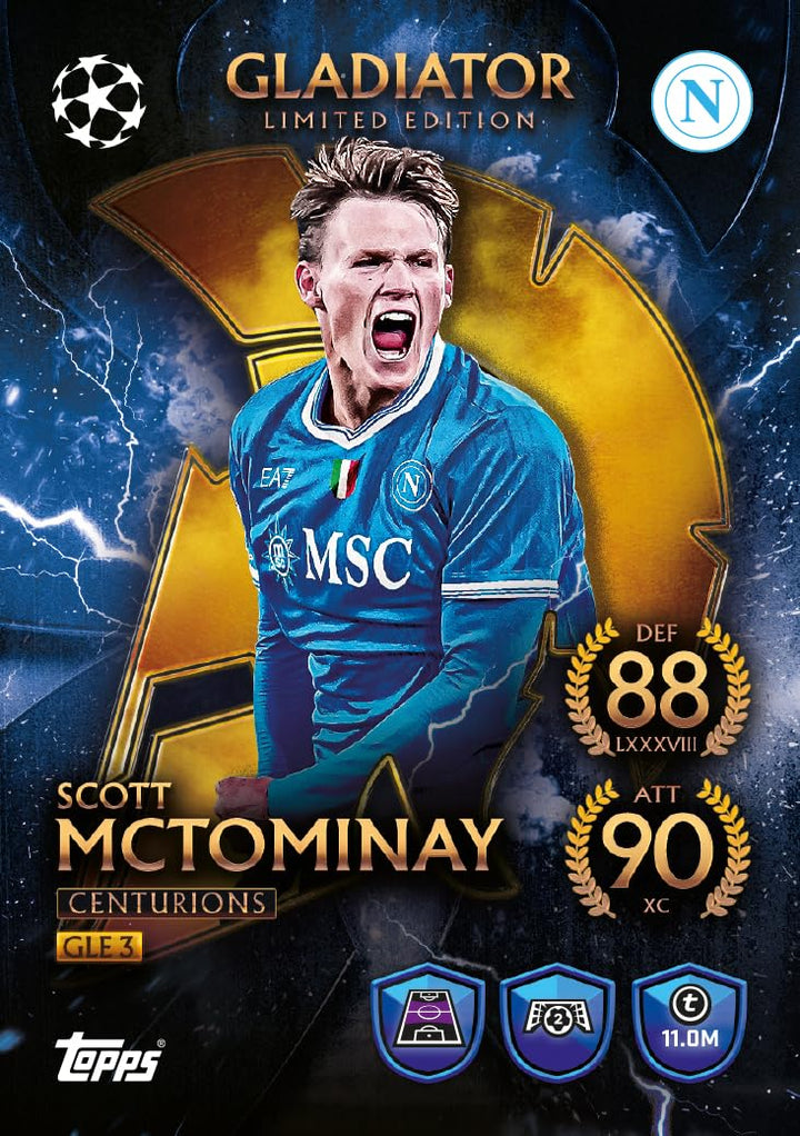 UCC Match Attax 2025/26 Mega Tin CDU of 6 units 6