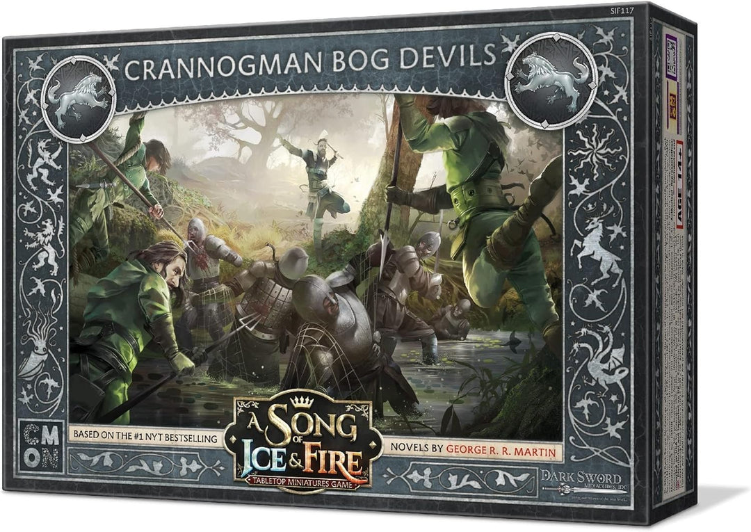 CMON A Song of Ice and Fire Tabletop Miniatures Game Crannogmen Bog Devils Unit Box - Unleash Stealthy and Deadly Fighters! Strategy Game for Adults, Ages 14+, 2+ Players, 45-60 Min Playtime, CMON