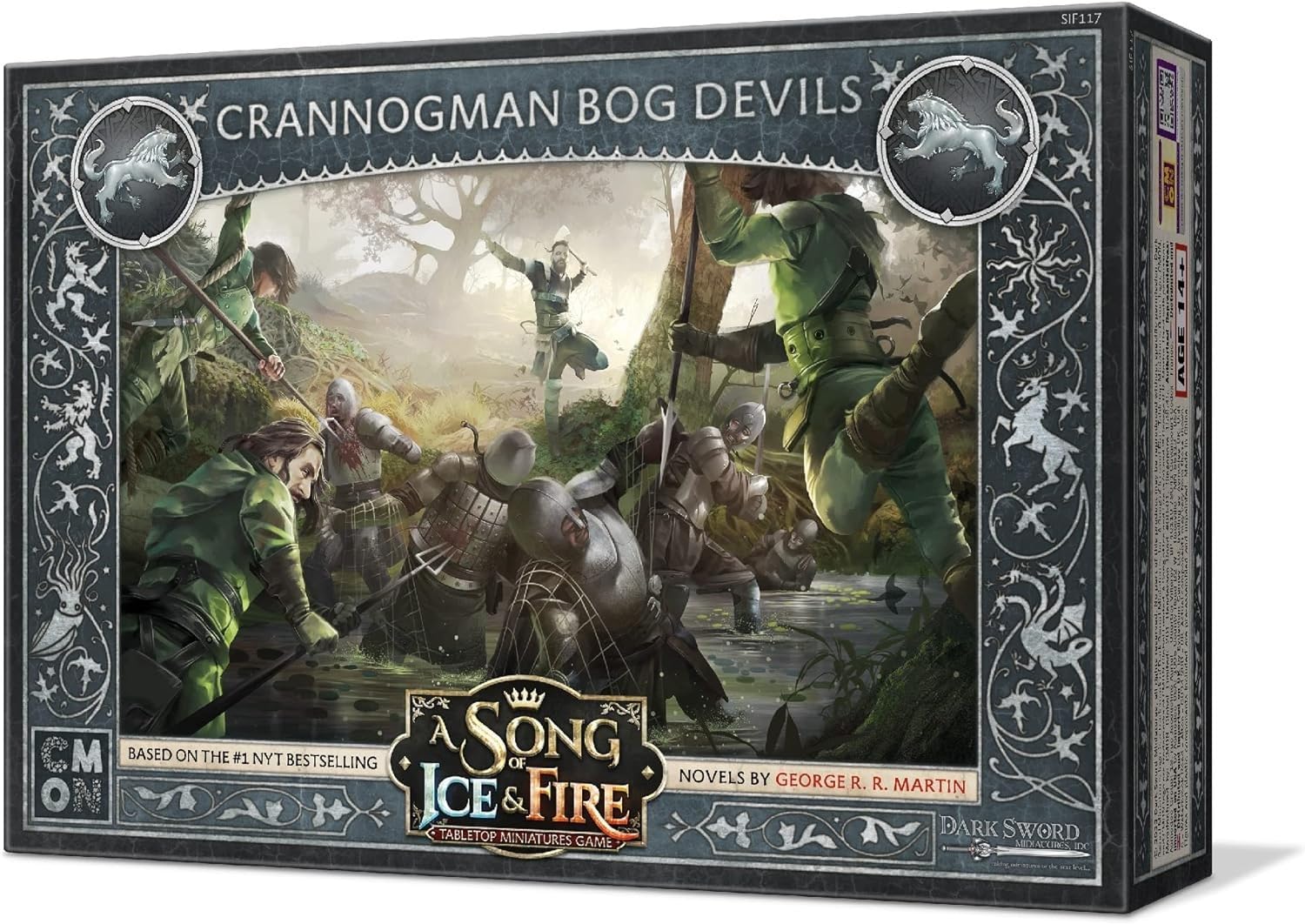 CMON A Song of Ice and Fire Tabletop Miniatures Game Crannogmen Bog Devils Unit Box - Unleash Stealthy and Deadly Fighters! Strategy Game for Adults, Ages 14+, 2+ Players, 45-60 Min Playtime, CMON 2