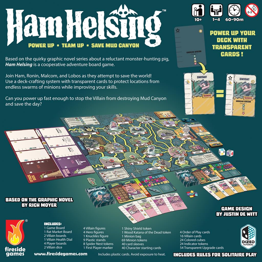 Ham Helsing Board Game by Fireside 6
