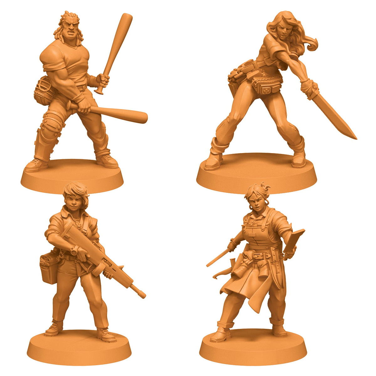 CMON Zombicide 2nd Edition Chronicles Survivor Set - Expand Your Survivor Roster with 12 Unique, Highly-Detailed Miniatures! Cooperative Strategy Game, Ages 14+, 1-6 Players, 1 Hour Playtime, Made 2