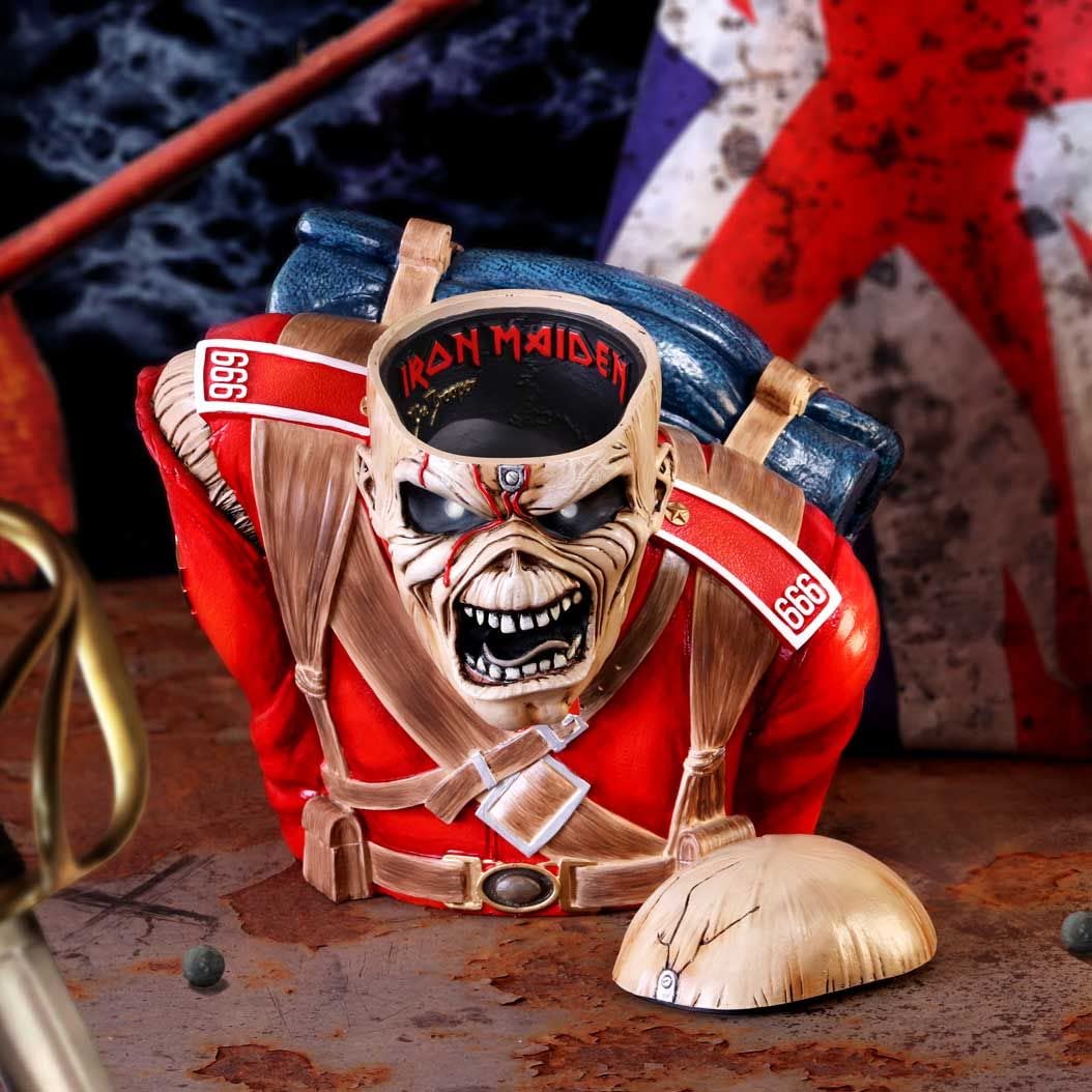Iron Maiden The Trooper Bust Box 26.5cm Officially Licensed