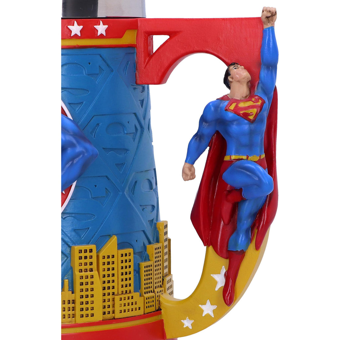 Superman Man of Steel City Skyline Tankard 15.5cm