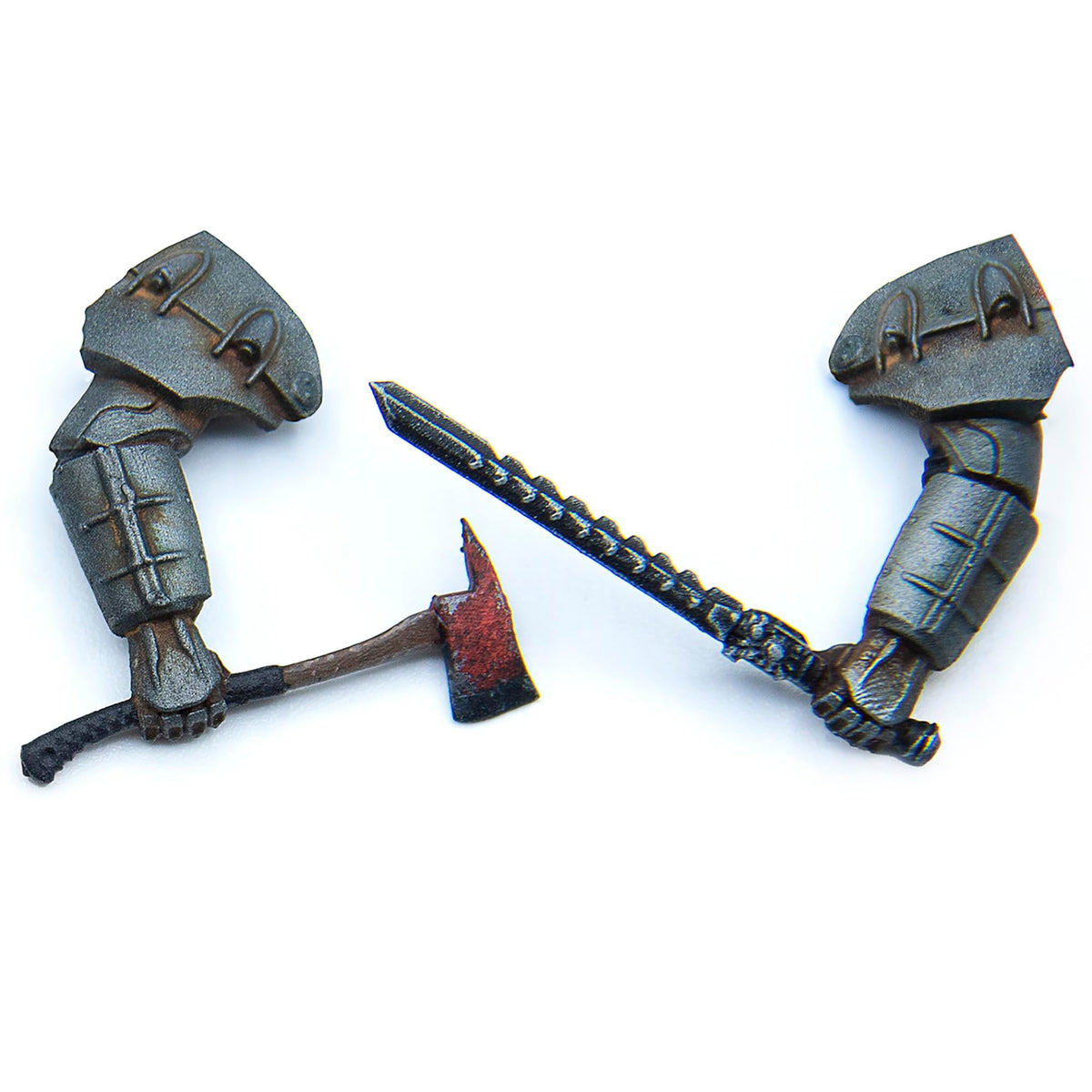 Modiphius Entertainment: Fallout: Wasteland Warfare - Unaligned: X-01 Power Armor - 3 Figures, Unpainted Miniatures, Scenic Bases, Tabletop Miniatures 8