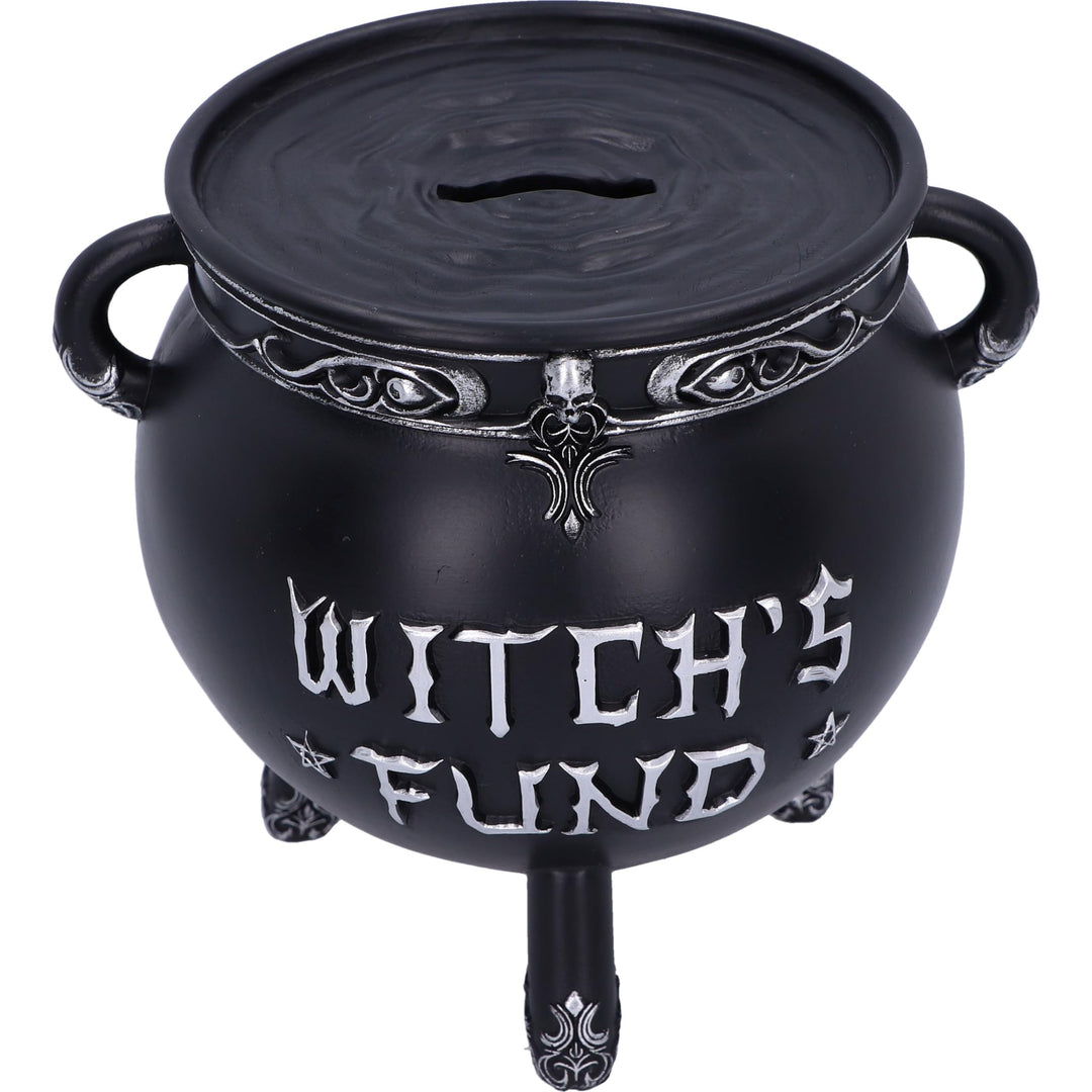 Witchs Fund Cauldron Money Box 16.5cm