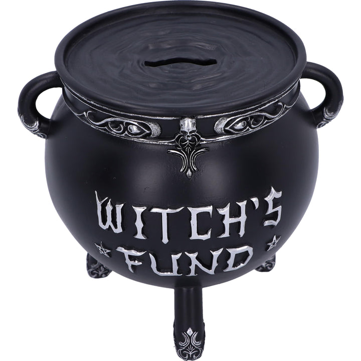 Witchs Fund Cauldron Money Box 16.5cm