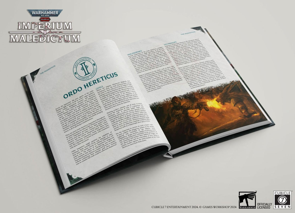 Imperium Maledictum Inquisition GMs Guide Warhammer 40000 Roleplay Roleplaying Game by Cubicle Seven 4