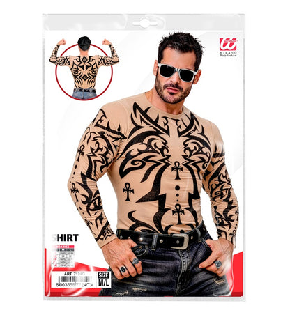 Tribal Tattoo Shirt Natural Look