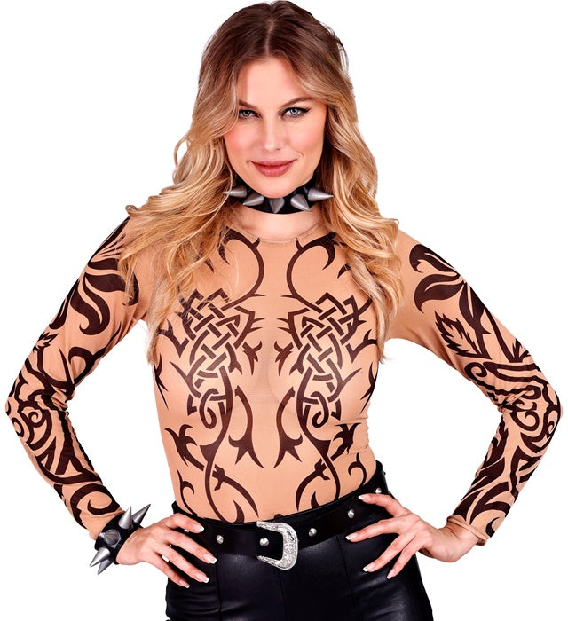 Tribal Tattoo Shirt Natural Look