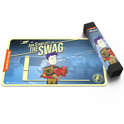 UniVersus: Star Trek: Lower Decks - Brad Boimler Playmat - 24 x 14 Neoprene Mat, Tabletop Card Game Accessory, UVS Games, Officially Licensed 4