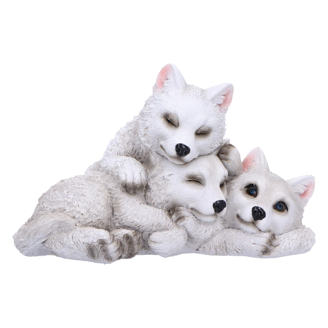 Sleepy Pups Wolf Cubs Figurine 14cm