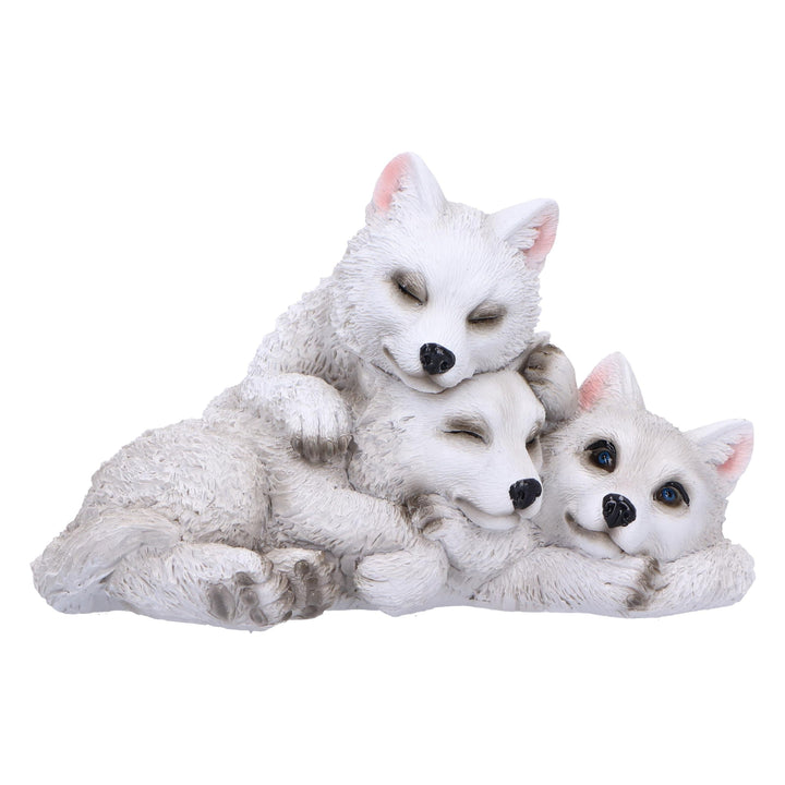 Sleepy Pups Wolf Cubs Figurine 14cm