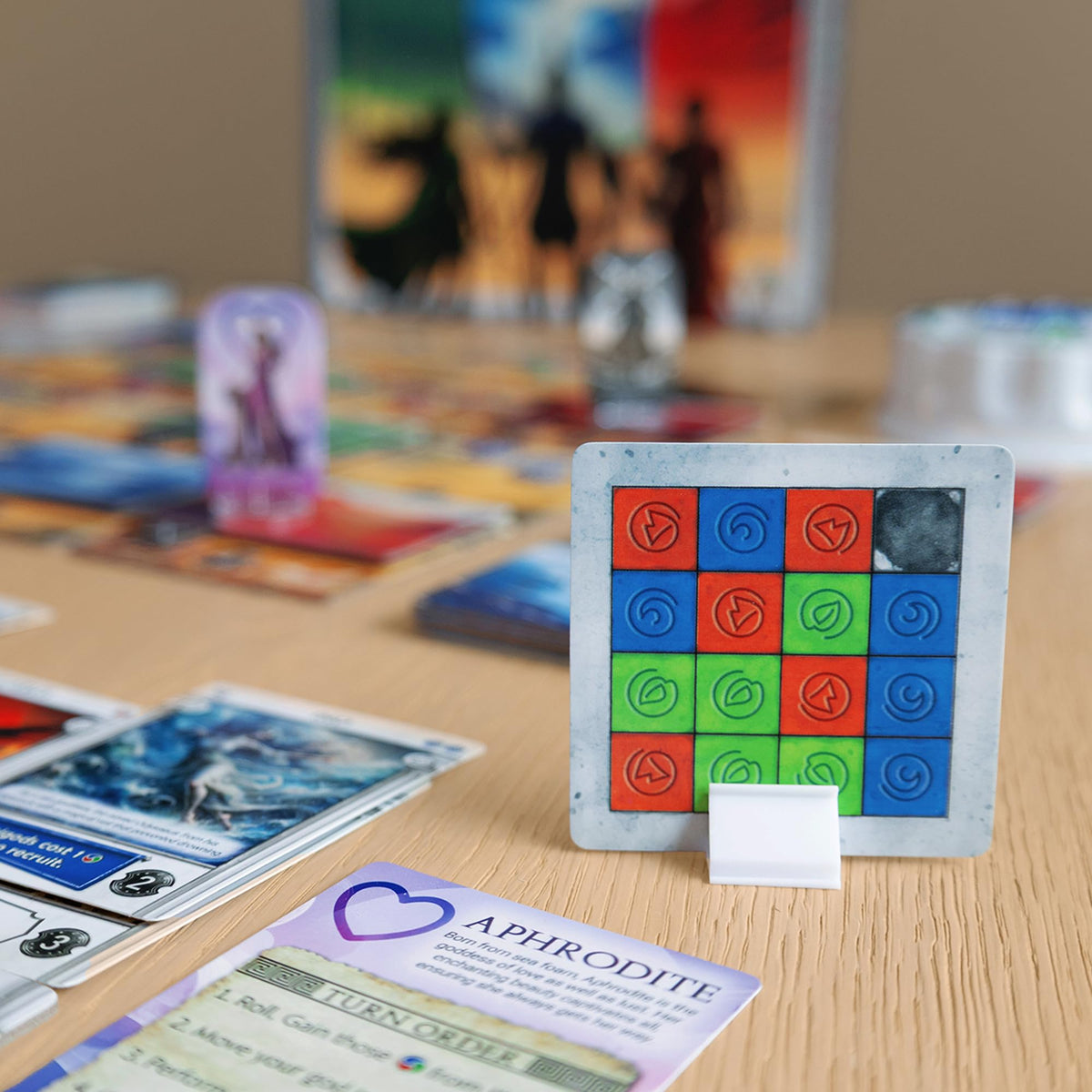Pantheum Demigods of Olympia Board Game by Archwood 6