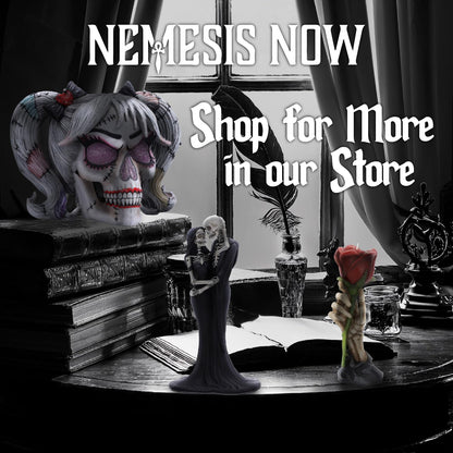 Eternal Embrace Gothic Skeletons Figurine 24cm Polyresin Painted Statue 12