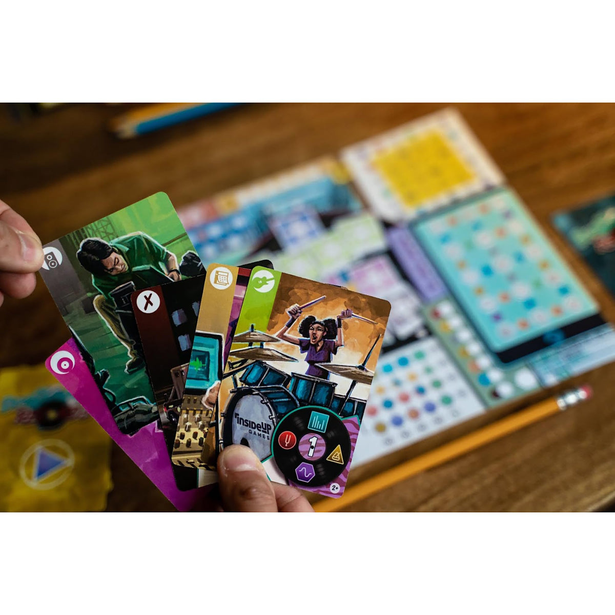 Draft and Write Records Board Game by Inside Up 5