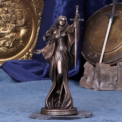 Lady of the Lake Fairytale Enchantress Figurine Bronze 24cm by James Ryman 8