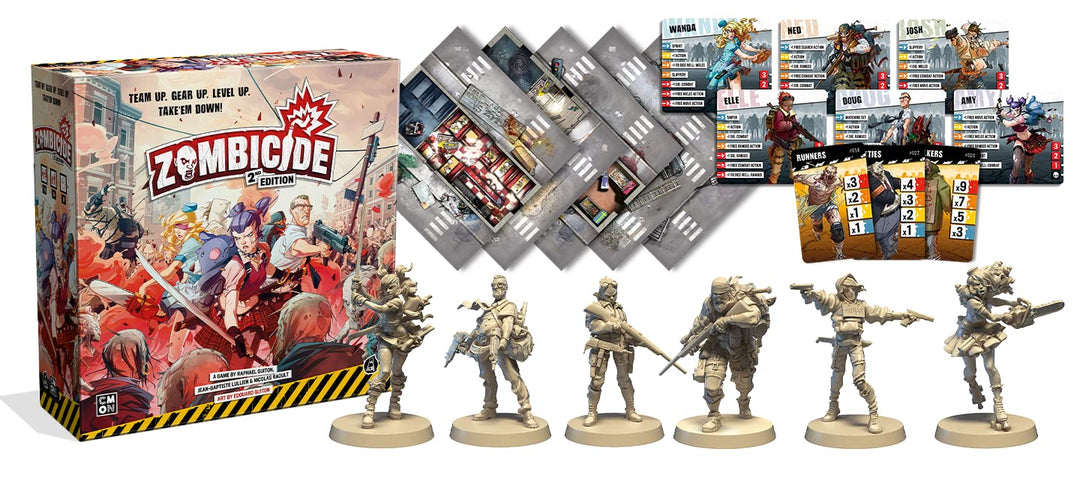 Zombicide Board Game 2nd Edition Strategy Cooperative Story