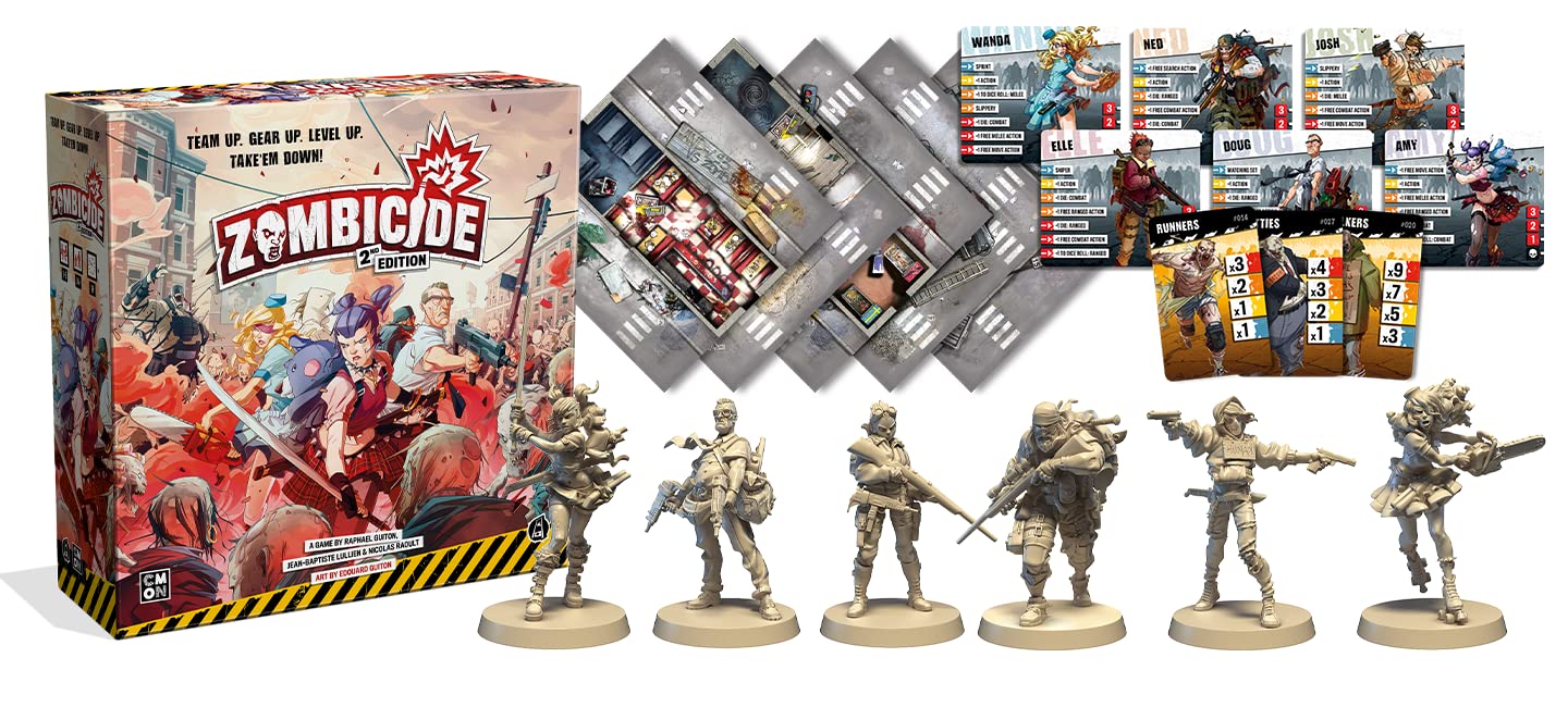 Zombicide Board Game 2nd Edition Strategy Cooperative Story 2