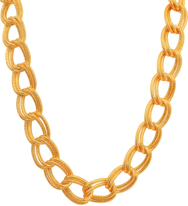 Gold Necklace 60 Cm