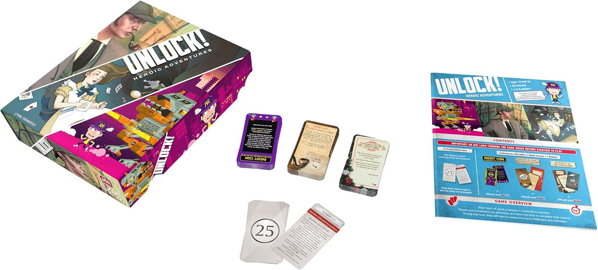 Unlock Heroic Adventures Board Game