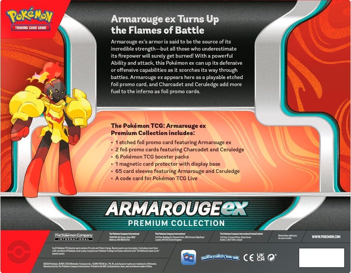 Pokemon TCG Armarouge EX Premium Collection 2