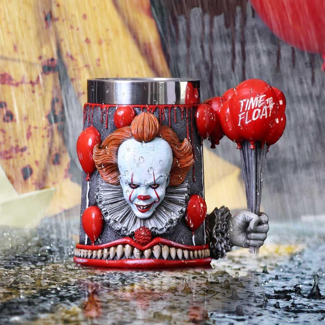 IT Time to Float Tankard 15.5cm Horror Clown Cup 6