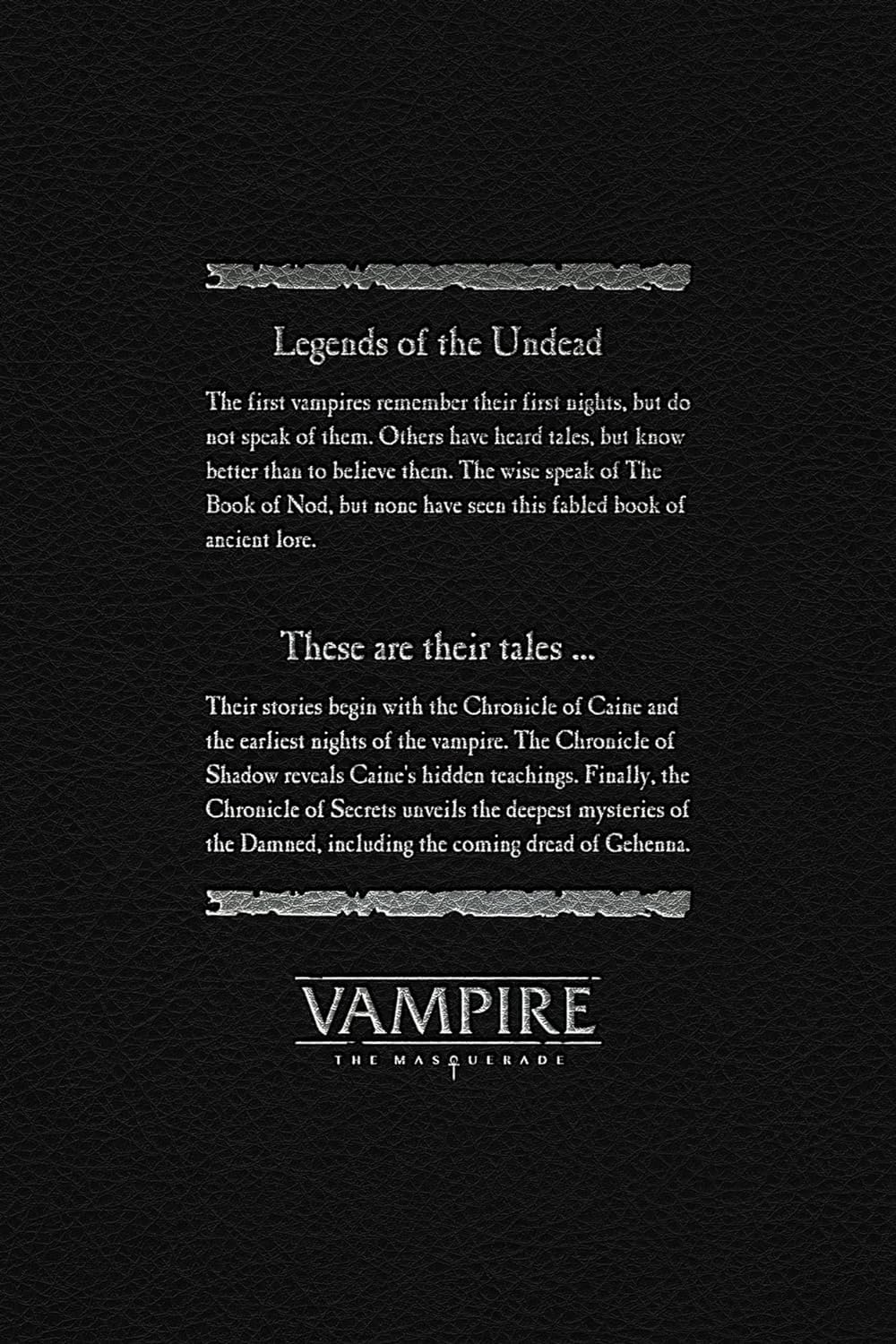 Renegade Game Studios Vampire: The Masquerade 5th Edition Roleplaying Game The Book of Nod, Collection of Mythic Texts 2