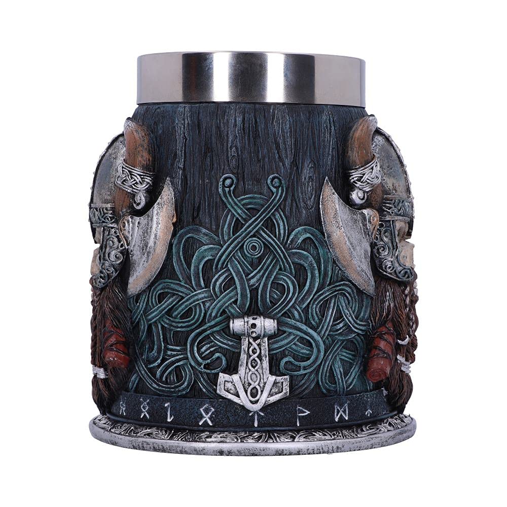 Danegeld Viking Tankard with Removable Stainless Steel Insert 18cm