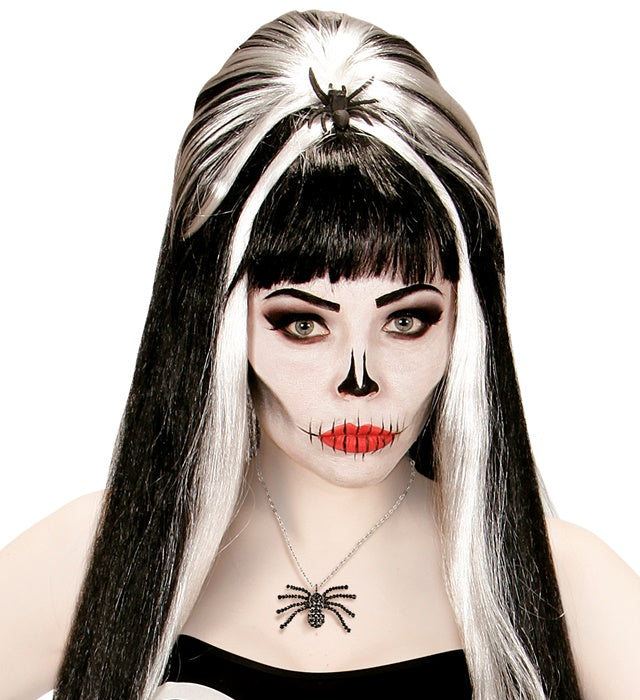 Black Strass Spider Necklace