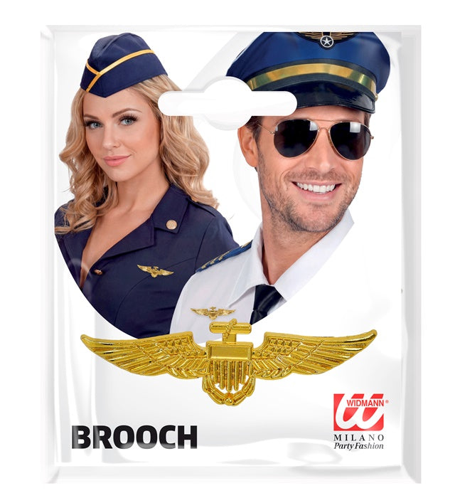 Gold Aviator Brooche