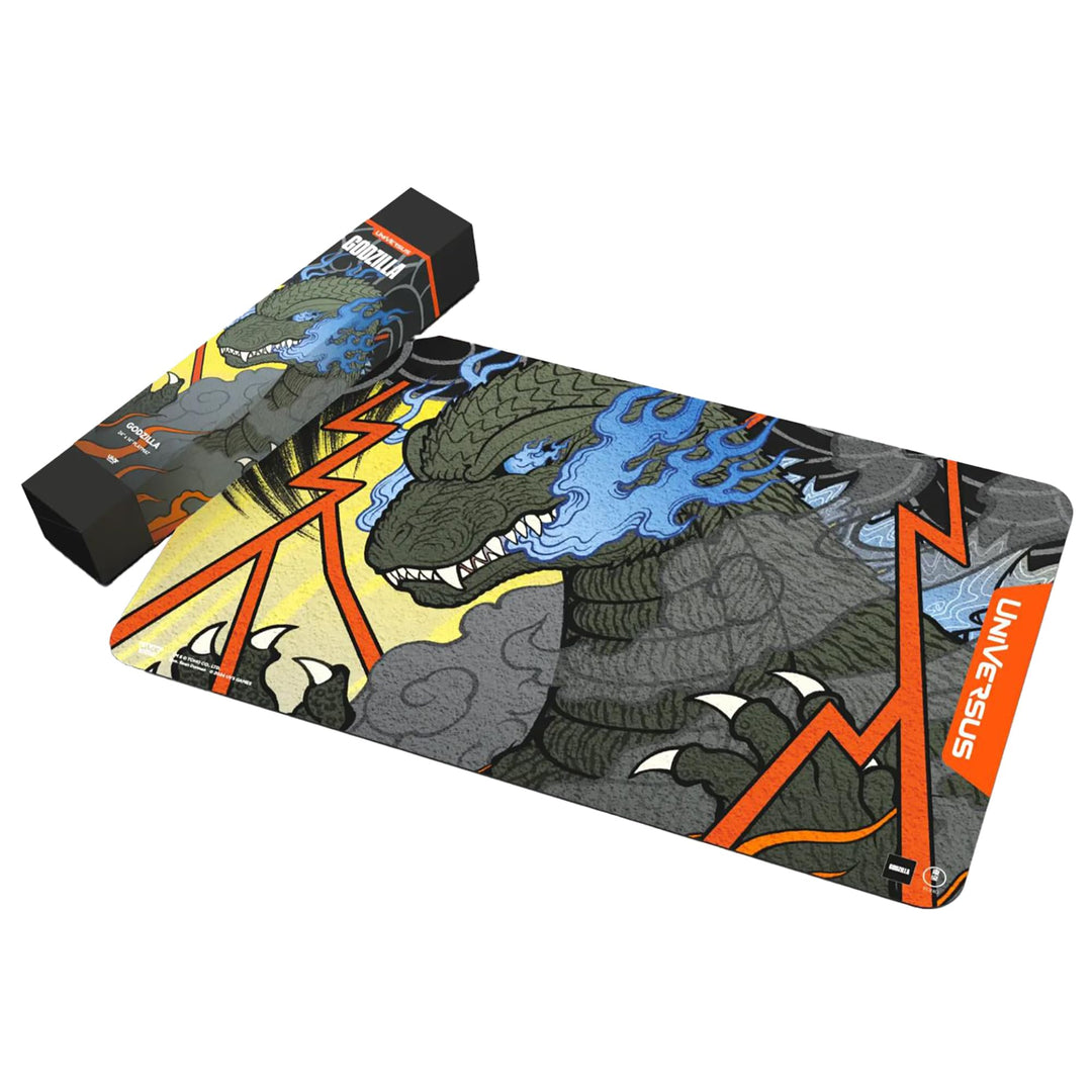 UniVersus: Godzilla Challenger Series - Godzilla Playmat - 24 x 14 Neoprene Mat, Tabletop Card Game Accessory, UVS Games, Officially Licensed