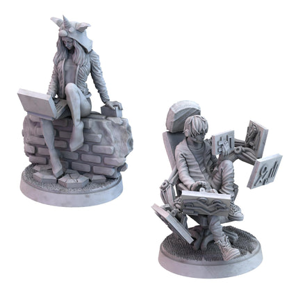Awaken Realms Tamashii: Chronicle of Ascend Edgerunners Miniatures - Exquisite Fantasy Figures for Tabletop Gaming, Sci-Fi Strategy Game, Ages 14+, 1-4 Players, 45-90 Min Playtime, Made 5