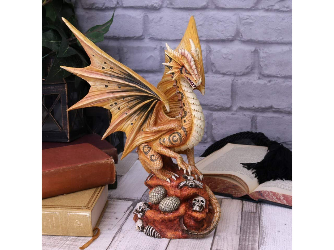 Adult Desert Dragon Figurine By Anne Stokes 24.5cm