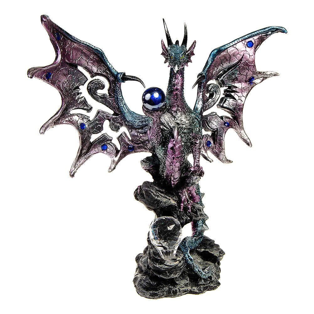 Blue Dragon Protector Metallic Ornament 20.5cm