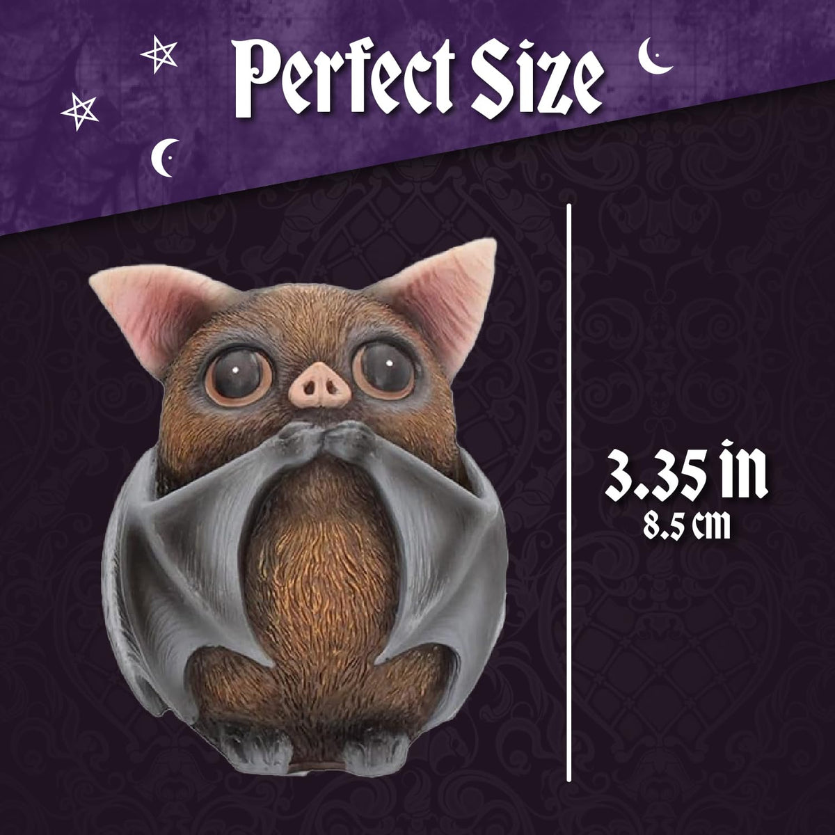 Three Wise Bats Figurines 8.5cm 6